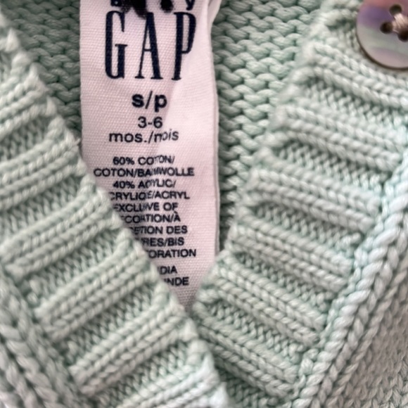 Baby Gap Cotton Sweater with Pom Pom 💕 - Picture 5 of 6